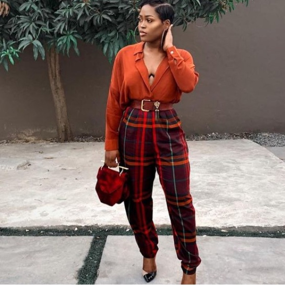 ASOS plaid pants